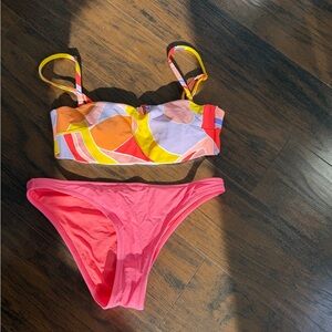 Aerie Cheeky Coral Bikini Bottom